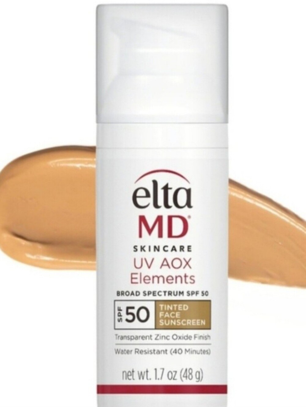 EltaMD UV AOX Elements Broad-Spectrum SPF 50 BNWOB Tinted Face 1.7oz